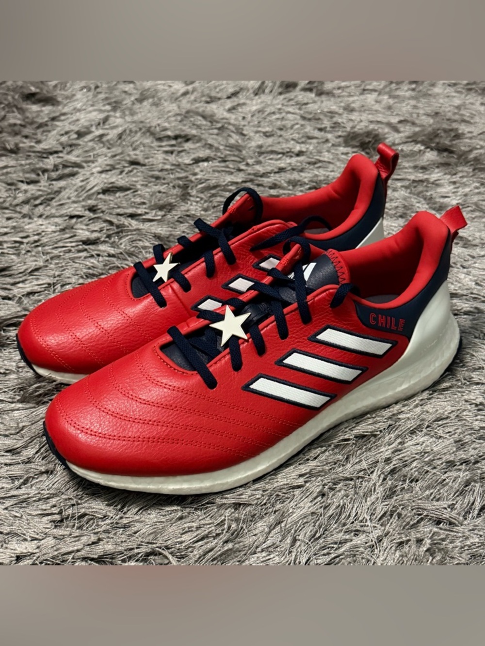 Adidas Ultraboost x Copa Chile World Cup Shoes Red White (GW7270) Men’s Size 10